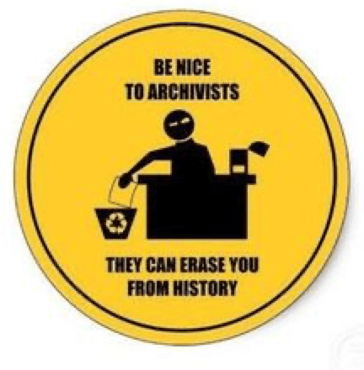 Be nice to archivists